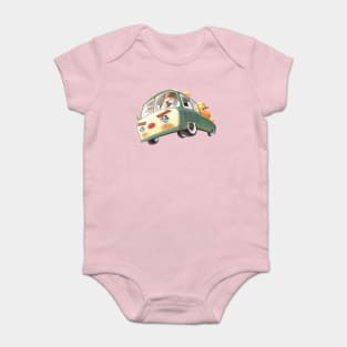 Pumpkin Truck Baby Bodysuit